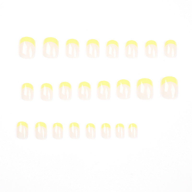 Artful Nail Art with Fresh Yellow Accent Kalsten