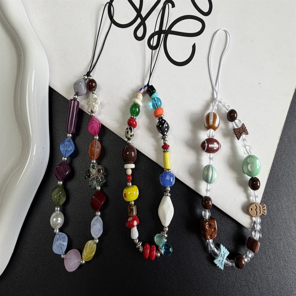 Colorful Beaded Charm Necklace Kalsten 1790135885