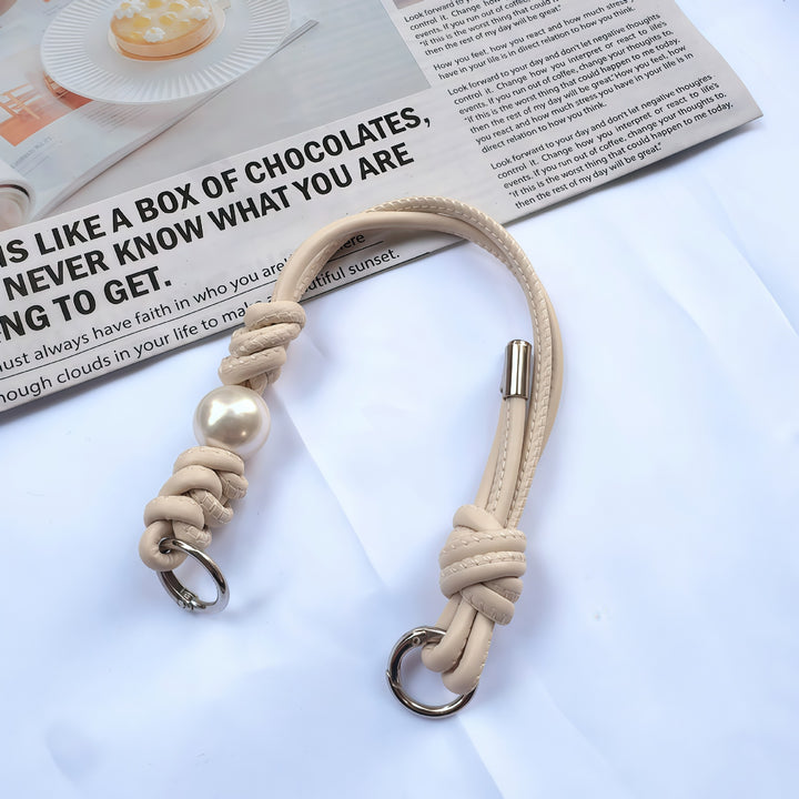 Elegant Knotted Leather Keychain Holder Kalsten