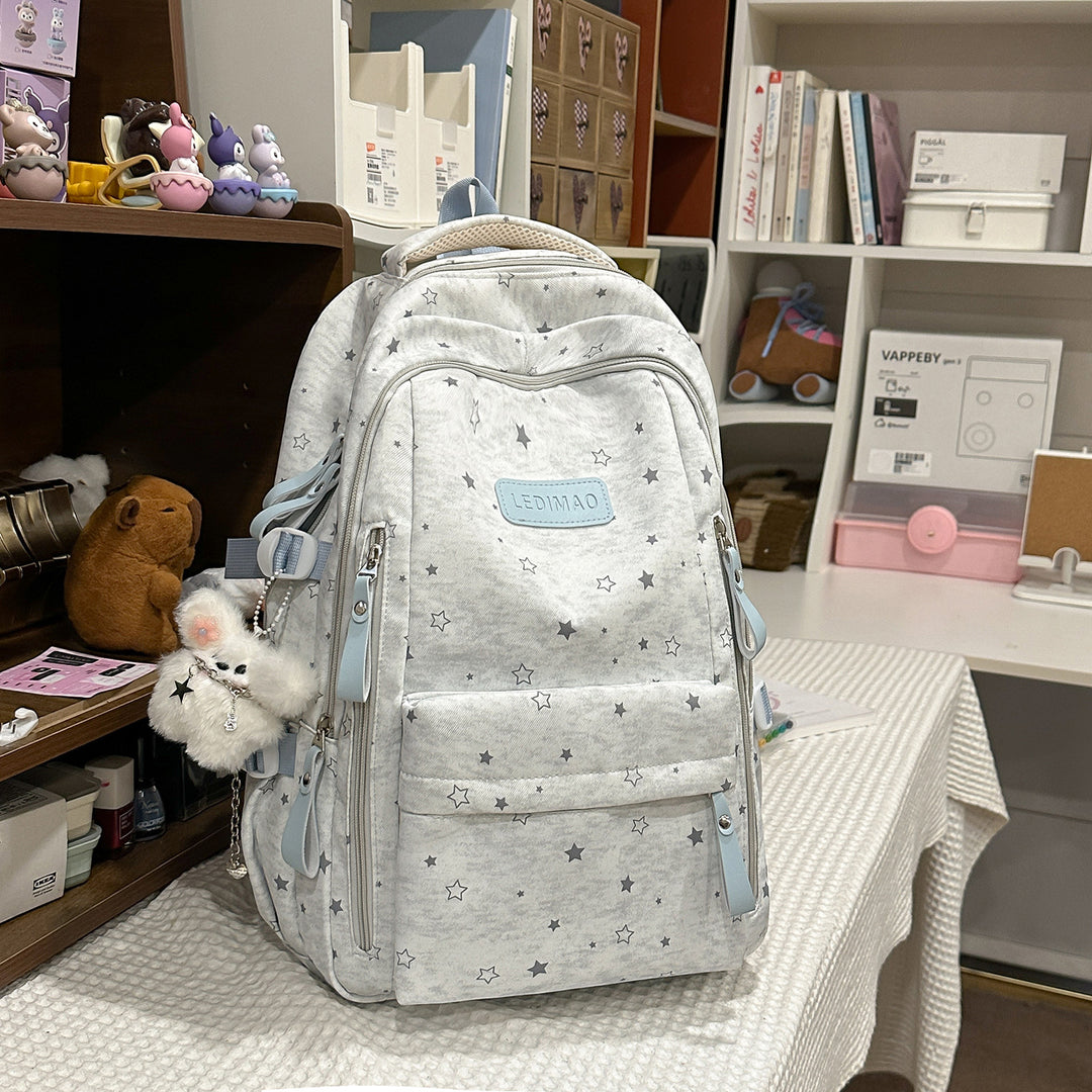 Stylish Star-Patterned Backpack Kalsten 1791205059