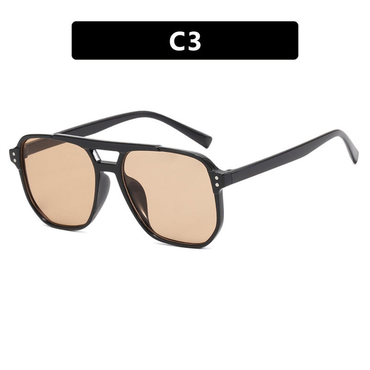 Women's fashionable sunglasses with angular frame Kalsten