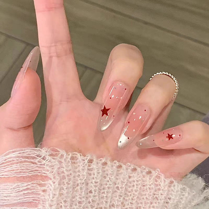 Artistic Floral Press-On Nails
