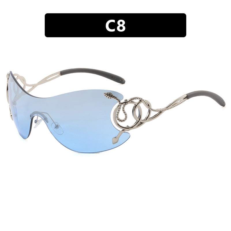 Women’s futuristic sunglasses with playful design Kalsten