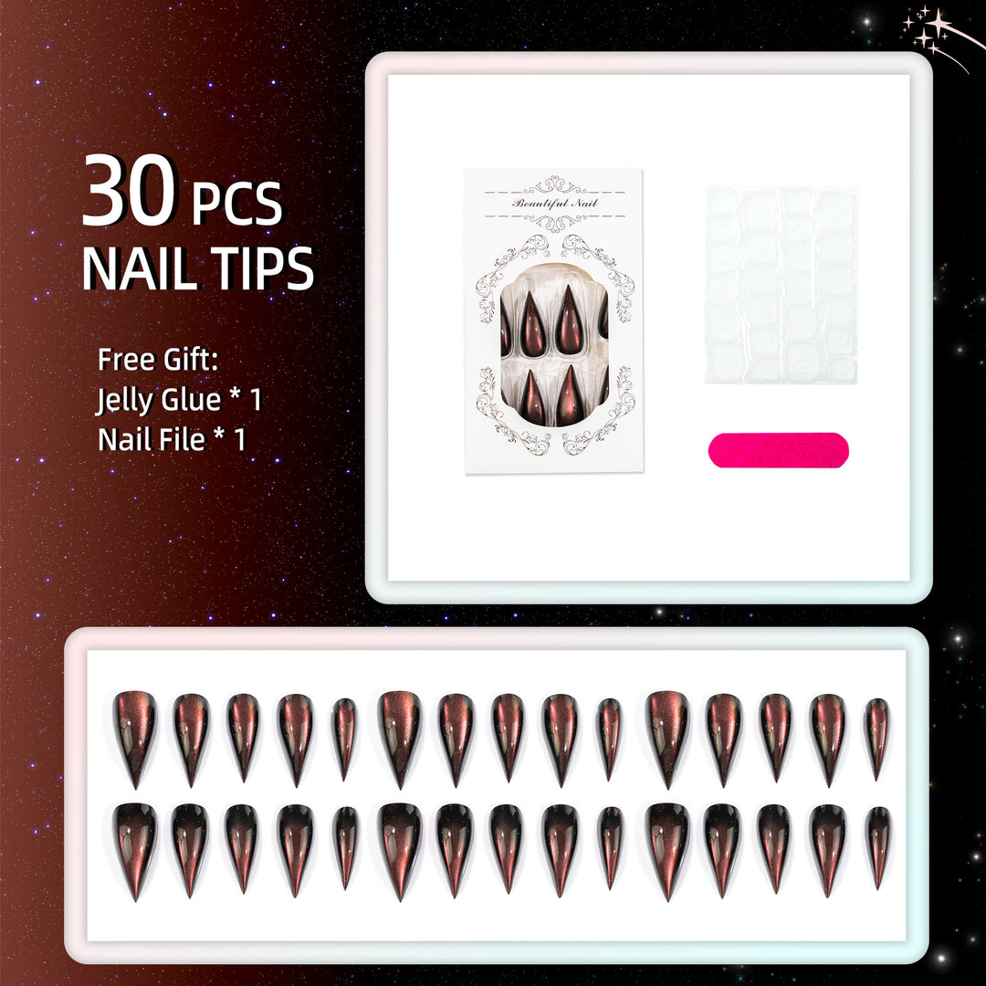 Decorative Gothic Press-On Nail Set