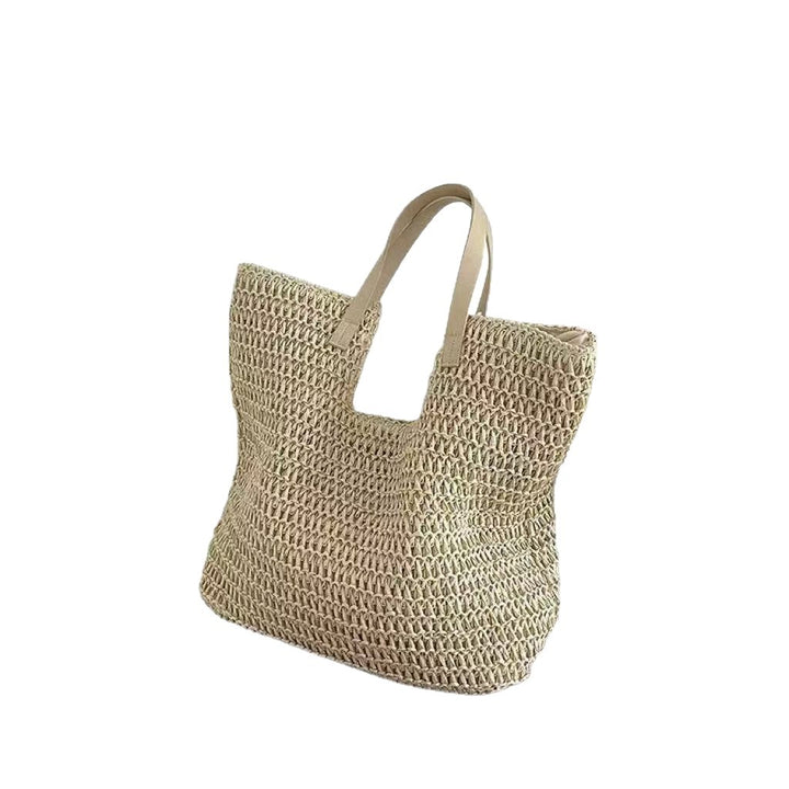Spacious straw beach bag Kalsten