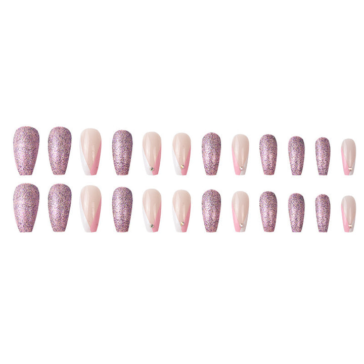 Decorative Glittery Press-On Nail Art Kalsten
