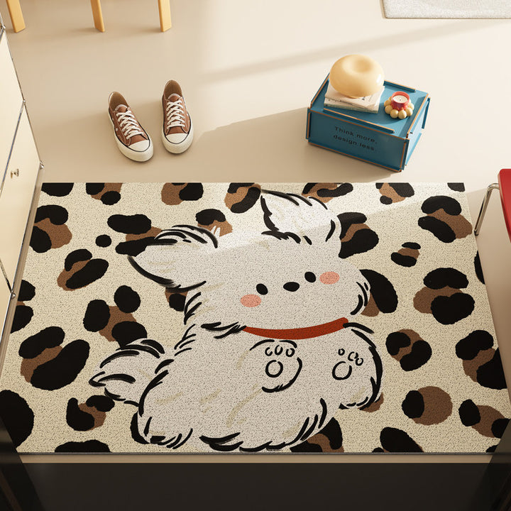 Leopard Print Decorative Floor Mat