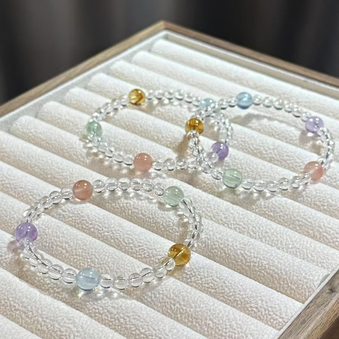 Adjustable Gemstone Stretch Bracelet Kalsten