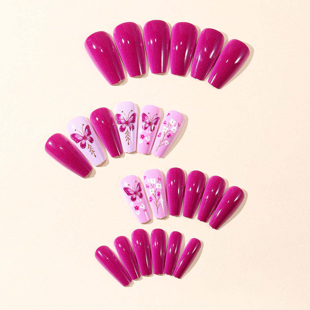 Floral Butterfly Nail Art Set Kalsten