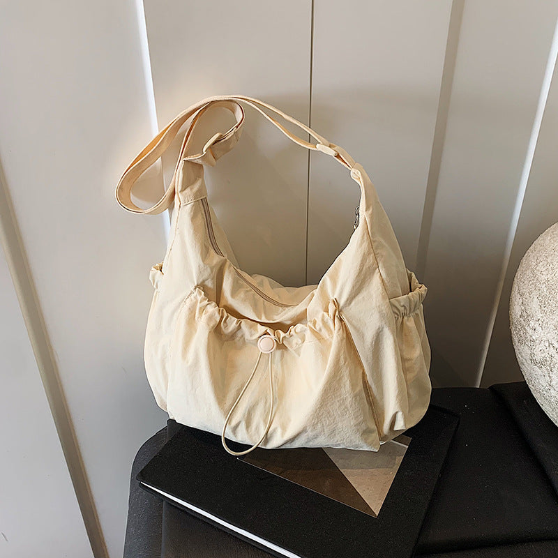 Soft Fabric Casual Shoulder Bag