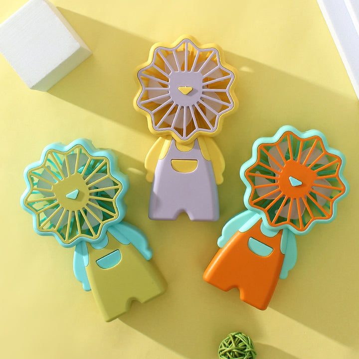 Women Portable Mini-Fan in Cute Flower Design Kalsten
