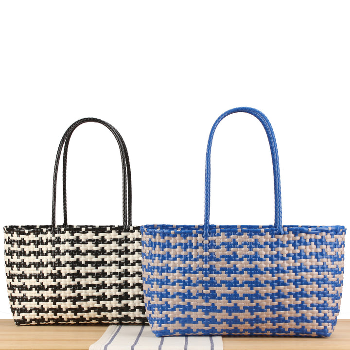 Braided Tote Bag with Stylish Patterns Kalsten