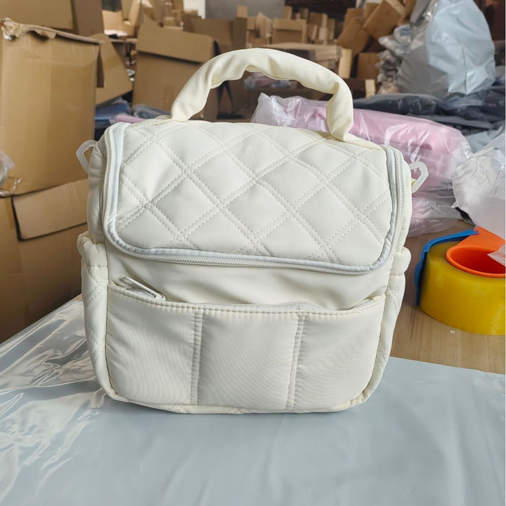 Quilted Multi-Pocket Handbag Kalsten