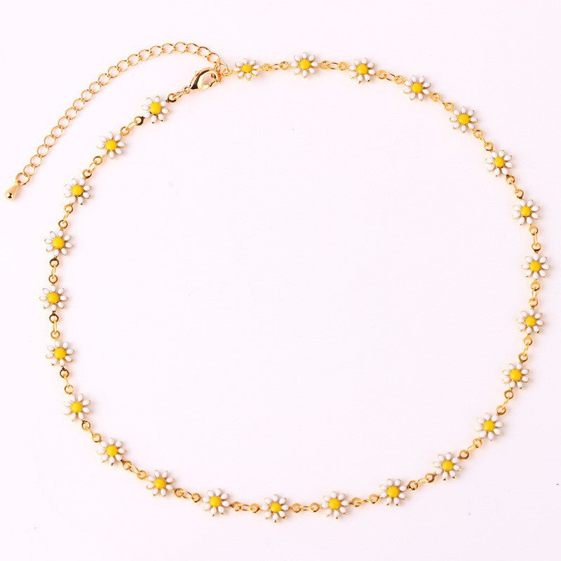 Floral Daisy Chain Necklace Kalsten