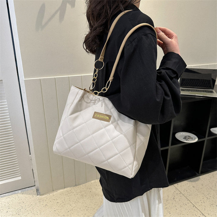 Elegant Quilted Tote Bag Kalsten