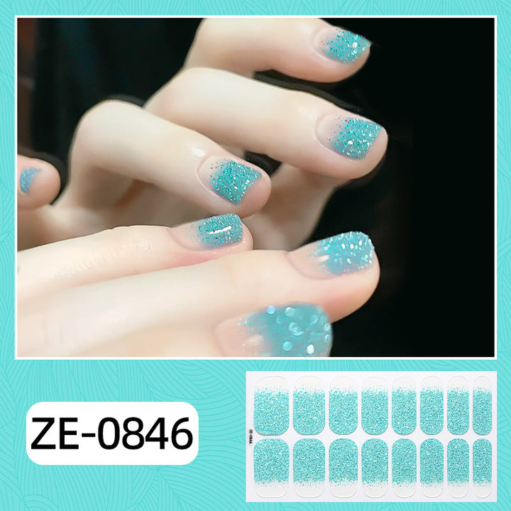 Glitter Ombre Nail Wraps