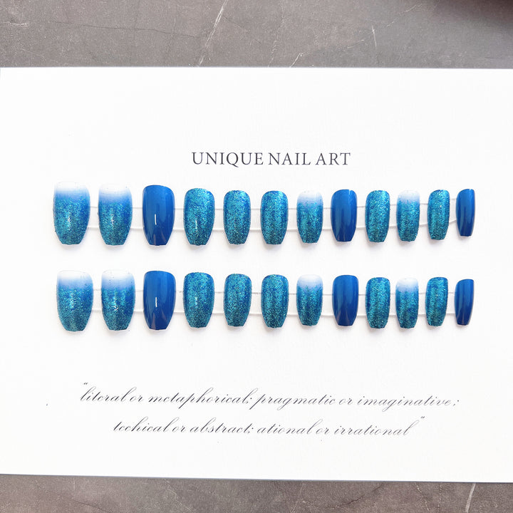 Glamorous Glittering Press-On Nail Tips