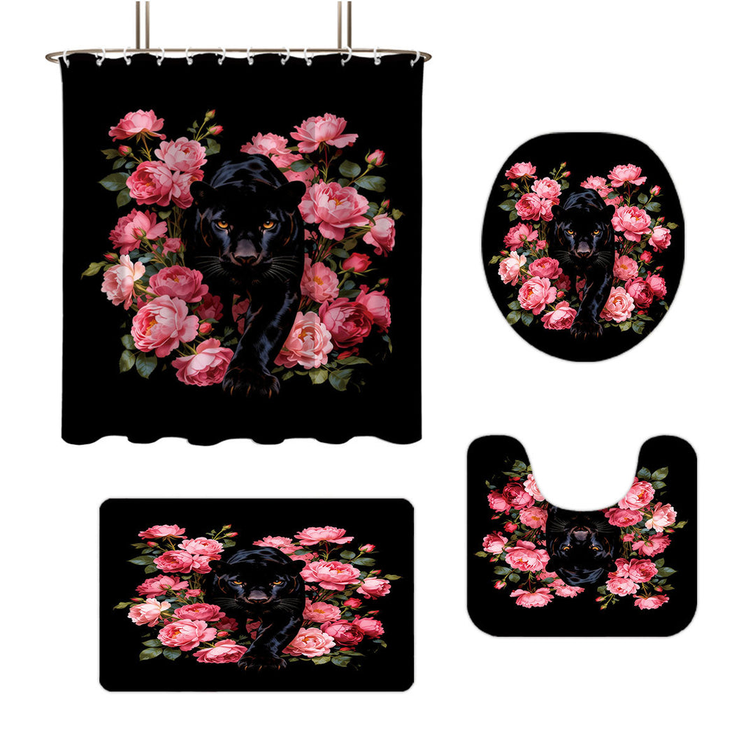 Autumn Leaves Digital Bathroom Set Kalsten