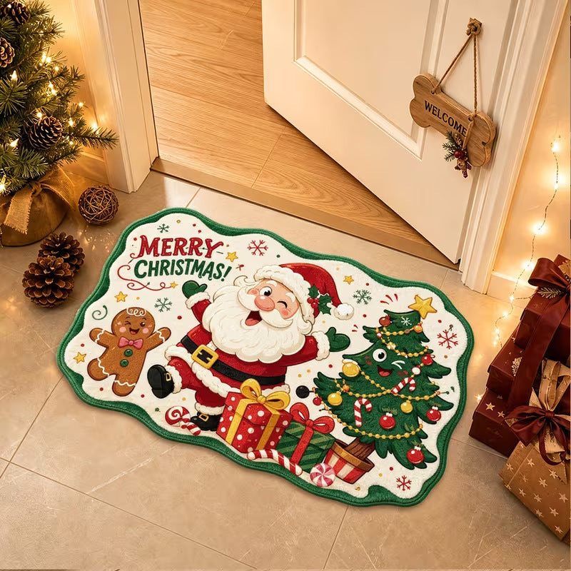 Holiday-Themed Decorative Door Mat