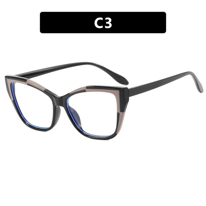 Women's Fashion Cat-Eye Glasses with Transparent Frame Kalsten