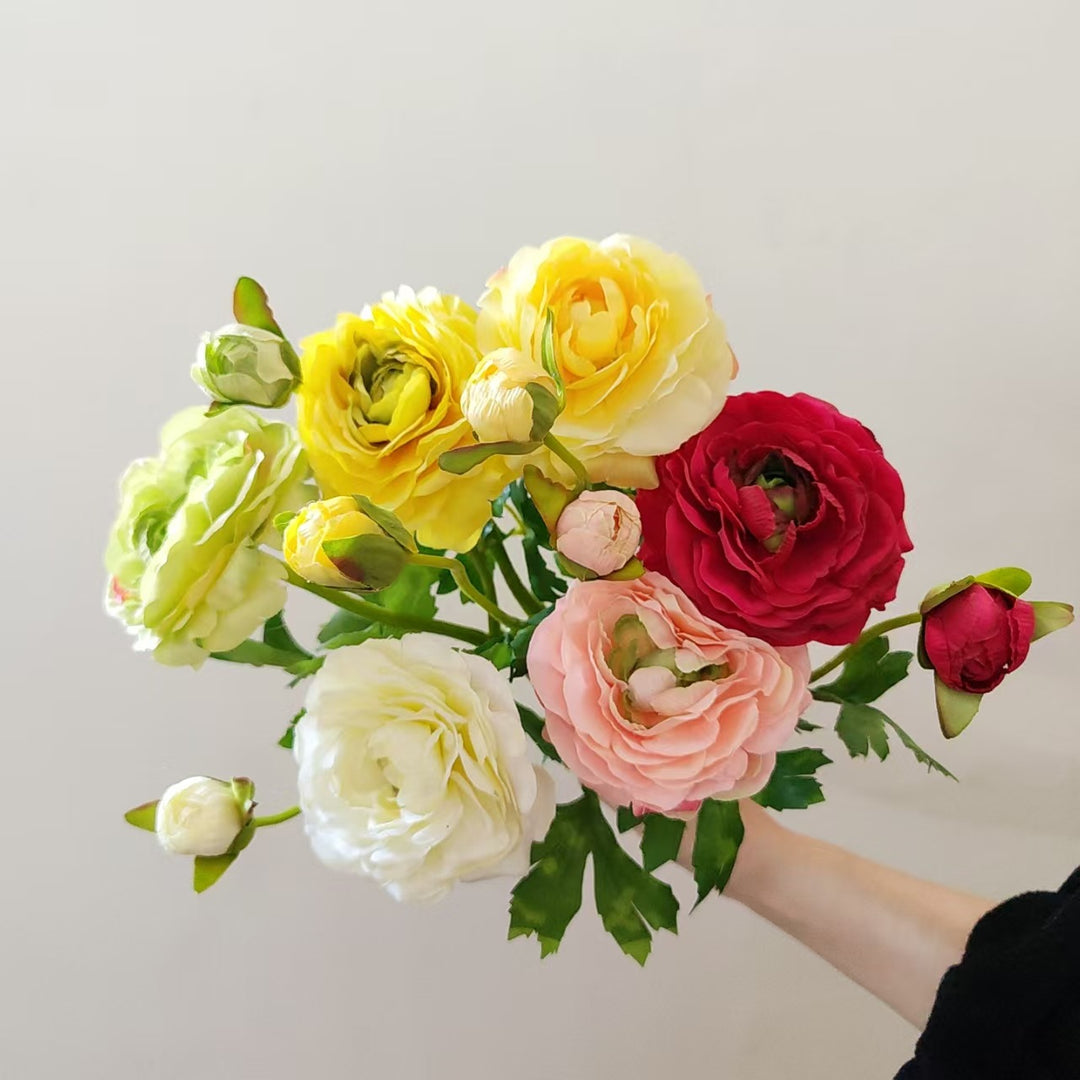 Premium Realistic Garden Rose Stem