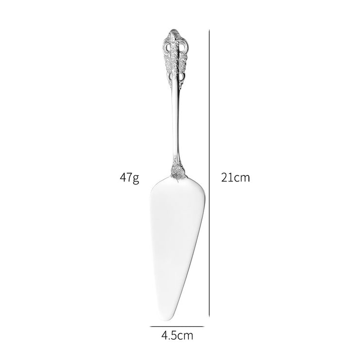 Elegant fish fork with artistic handle design Kalsten