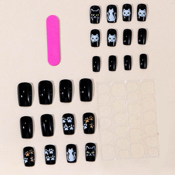 Cat-Themed Nail Art Set Kalsten