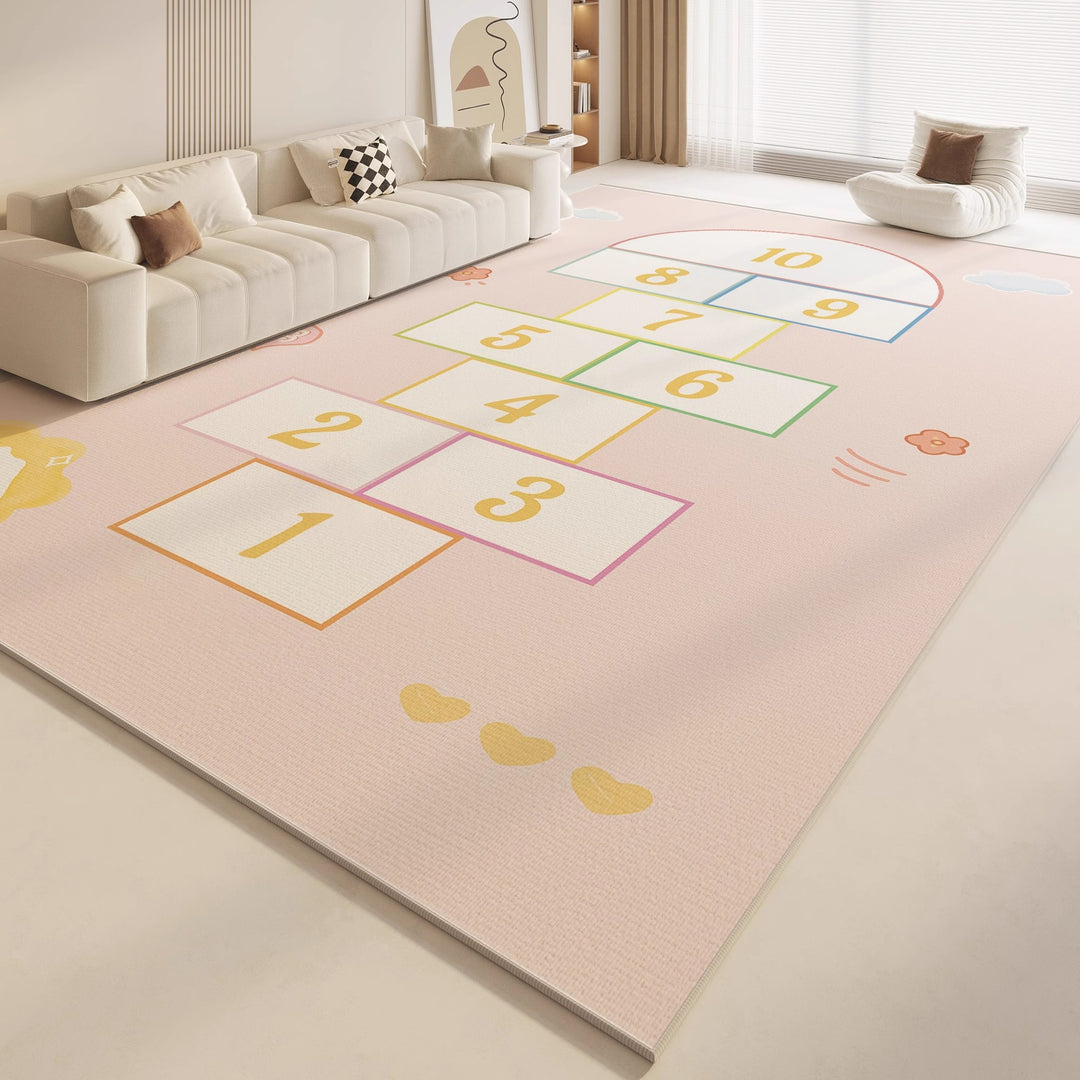 Cartoon-Themed Plush Area Rug