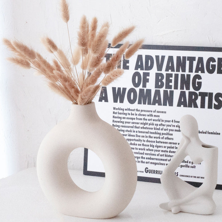 Modern Abstract Ceramic Flower Vase