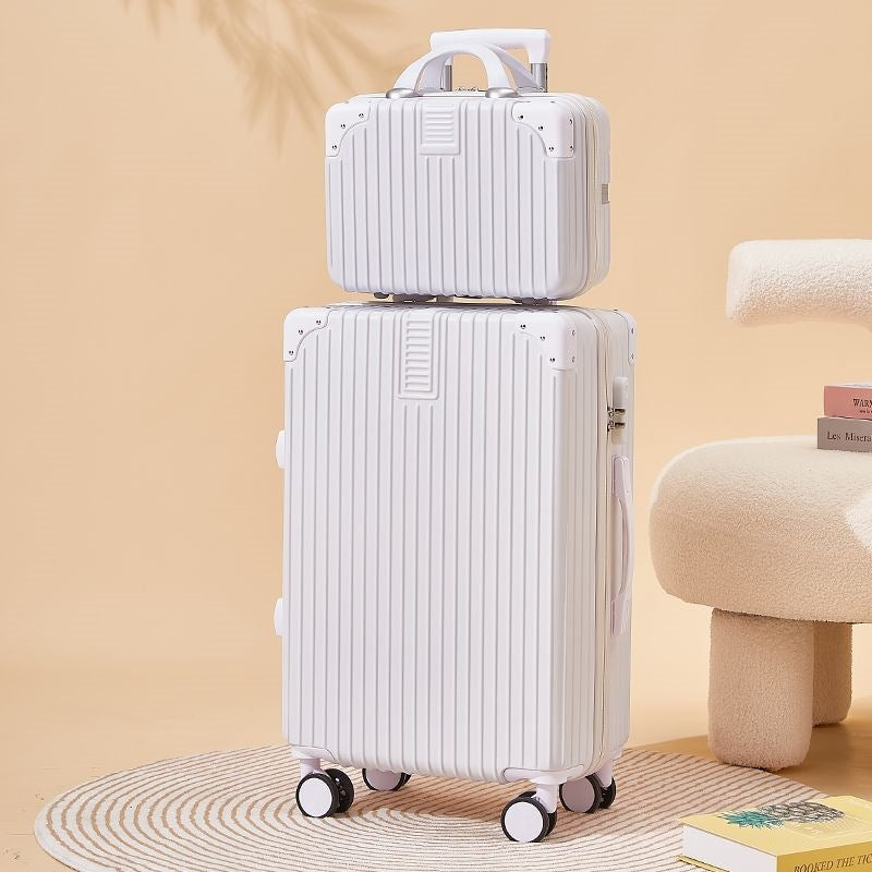 Hard-shell suitcase with double safety lock and flexible interior Kalsten