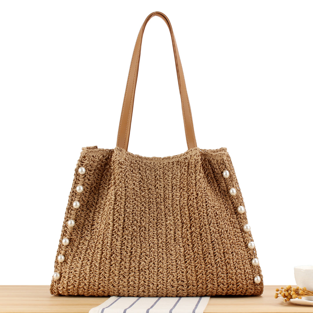 Expressive straw bag Kalsten