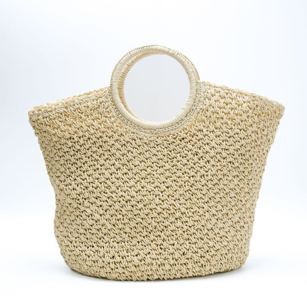 Hand-crocheted shopping bag with modern design Kalsten