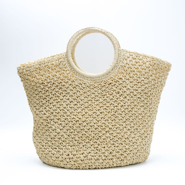 Hand-crocheted shopping bag with modern design Kalsten