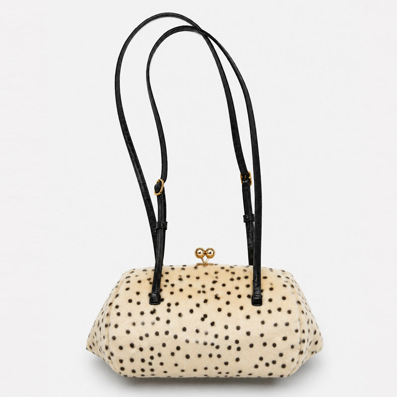 Playful Fuzzy Handheld Purse