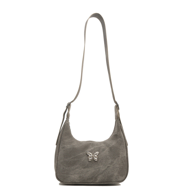 Suede Shoulder Bag