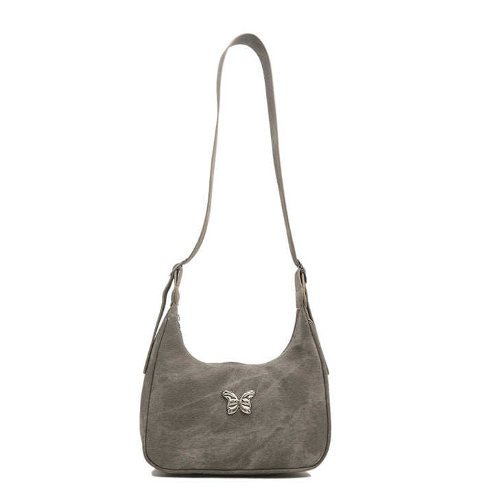 Suede Shoulder Bag