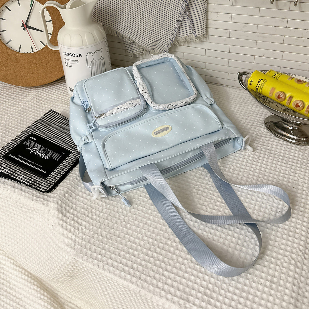 Stylish Multi-Pocket Patterned Backpack Kalsten