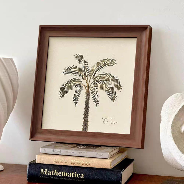 Framed Floral Art Piece