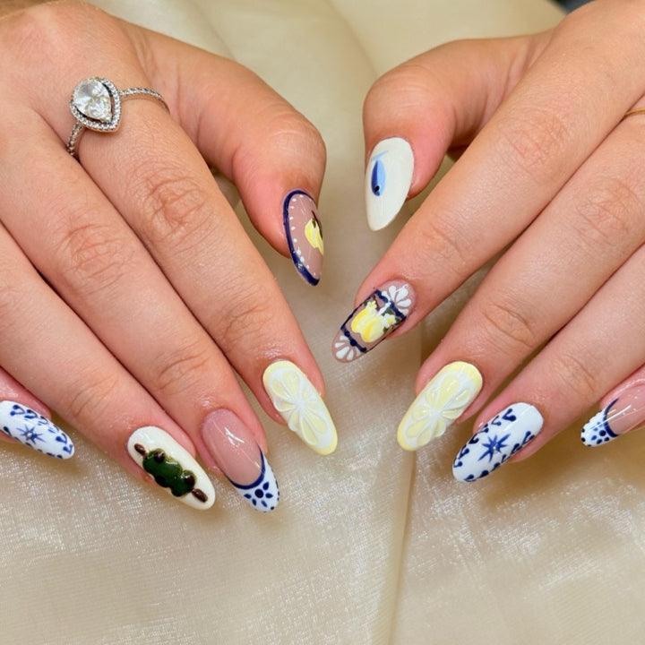 Animal-Inspired Press-On Nail Art Set Kalsten
