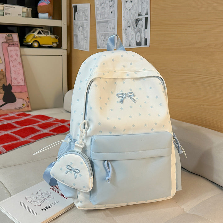 Playful Bow-Embellished Backpack Kalsten