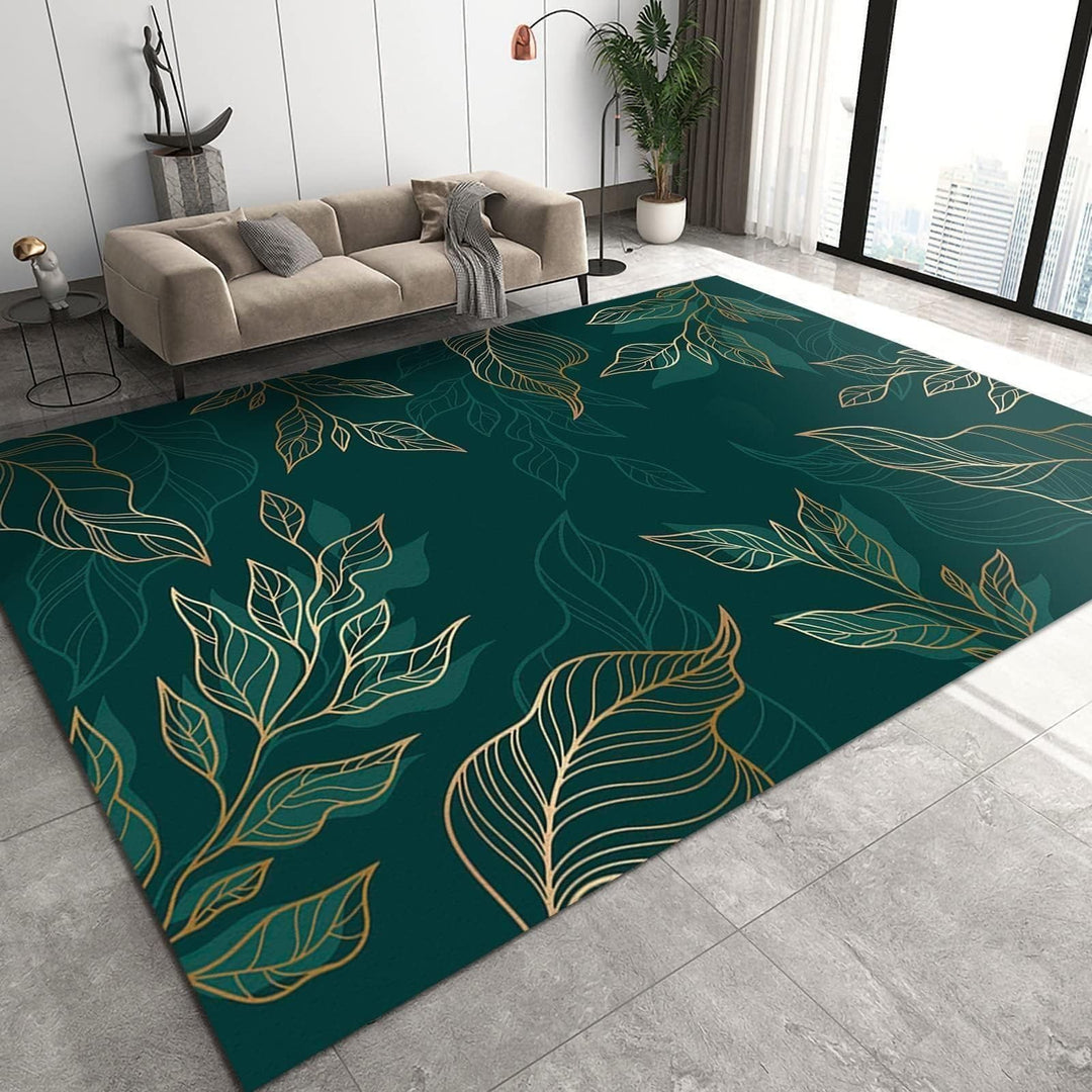 Luxurious Marble-Inspired Area Rug