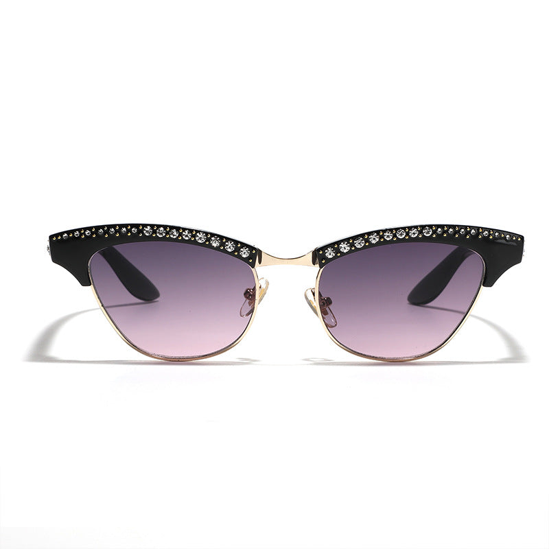 Women's Cat Eye Glasses with Elegant Glitter Details Kalsten