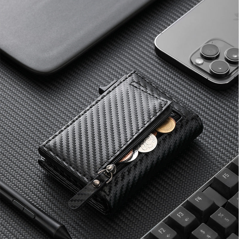 Carbon Fiber Zip Wallet Kalsten