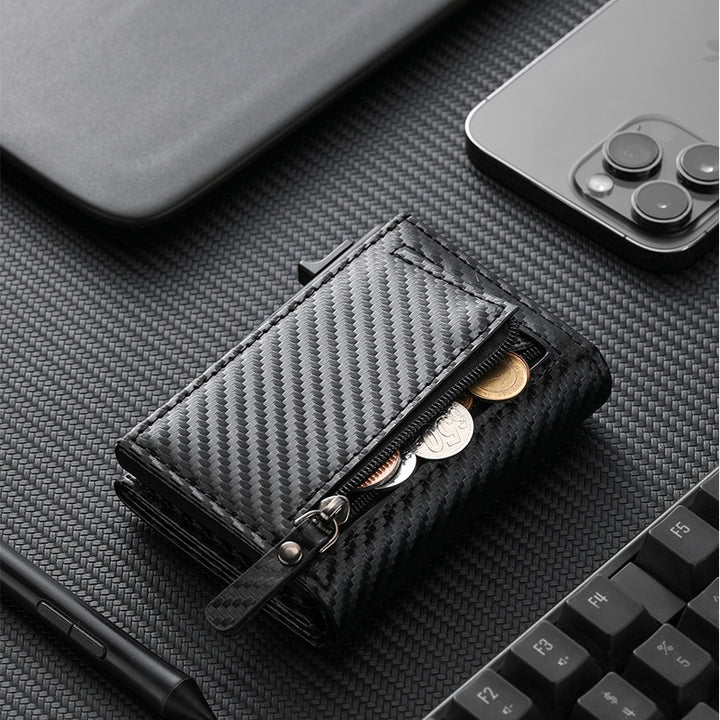 Carbon Fiber Zip Wallet Kalsten
