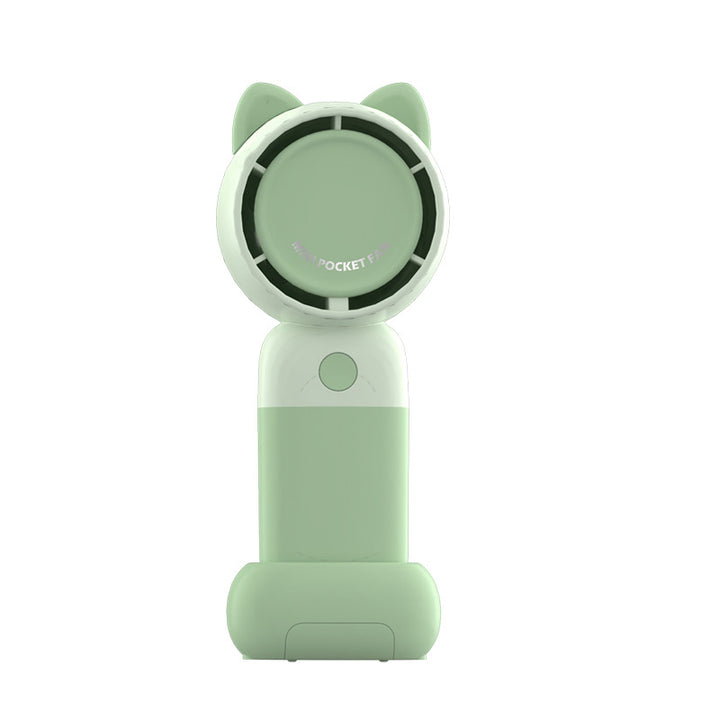Women's Portable Handheld Fan with Cute Bear Design Kalsten