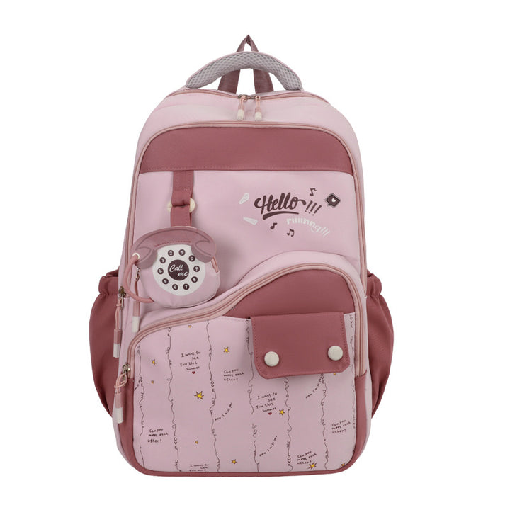 Whimsical Printed Backpack Kalsten