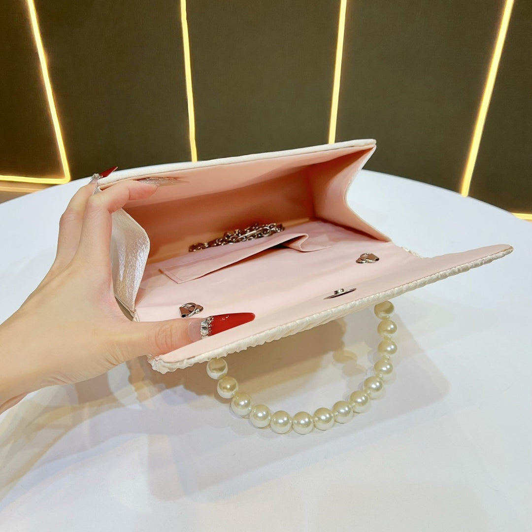 Pleated Elegant Evening Handbag