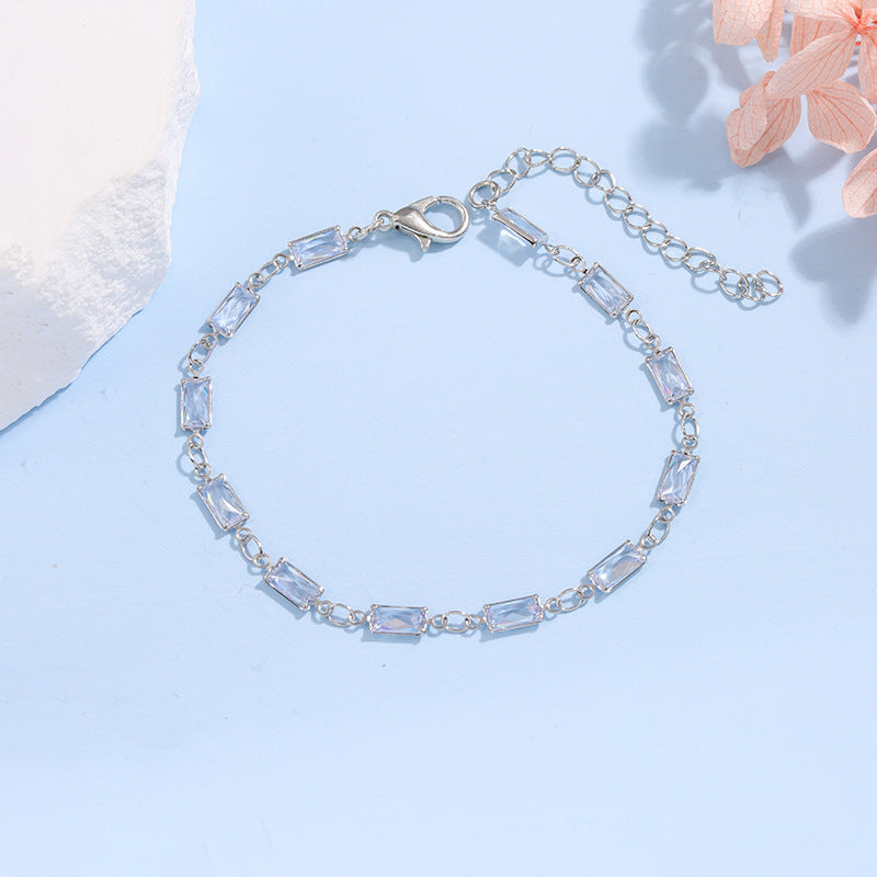 Elegant Glass Chain Bracelet Kalsten