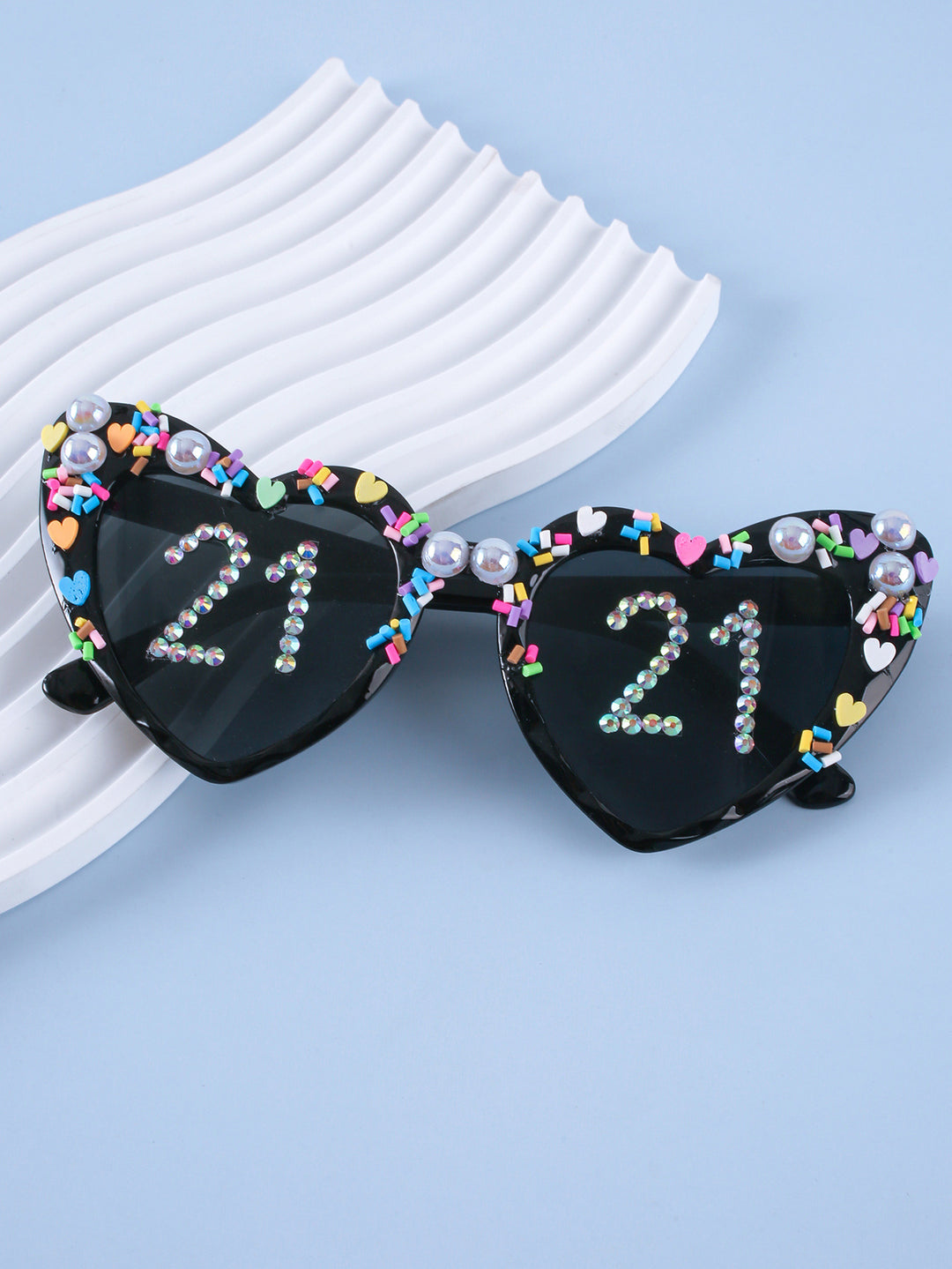 Decorative Celebration Heart-Shaped Sunglasses Kalsten