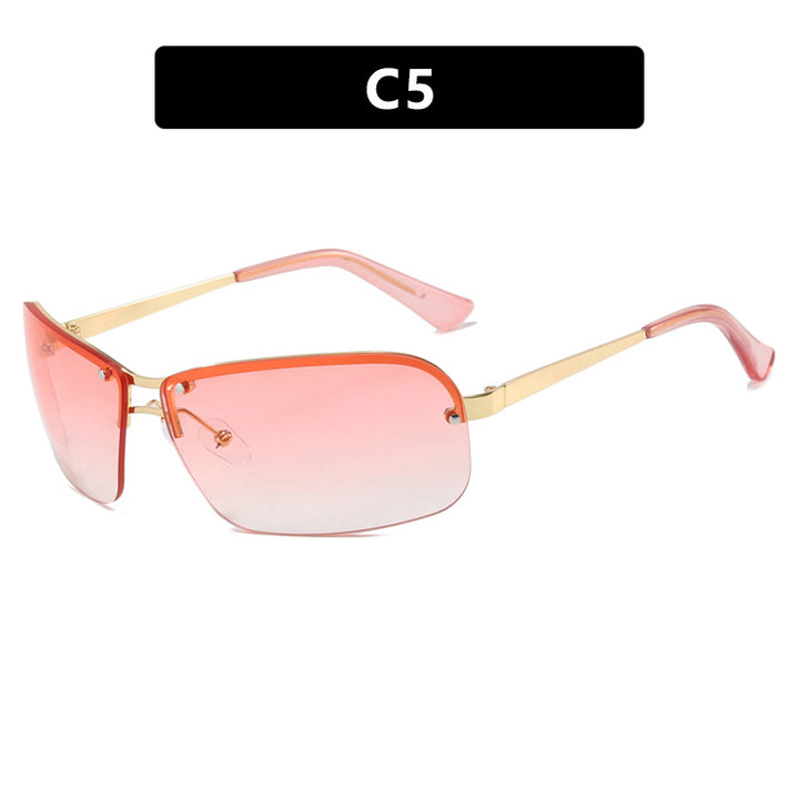 Ladies sunglasses with large, elegant lenses and a modern metal frame Kalsten